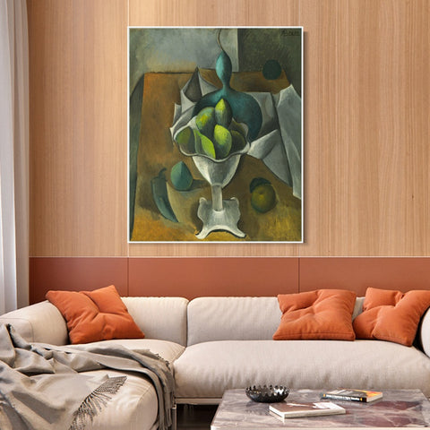 INVIN ART Framed Canvas Giclee Print Art Series#390 by Pablo Picasso Wall Art Living Room Home Office Decorations