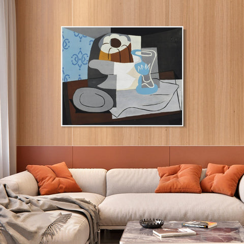 INVIN ART Framed Canvas Giclee Print Art Series#398 by Pablo Picasso Wall Art Living Room Home Office Decorations
