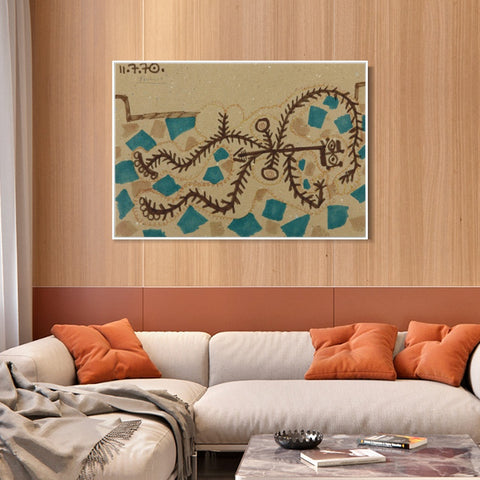 INVIN ART Framed Canvas Giclee Print Art Series#431 by Pablo Picasso Wall Art Living Room Home Office Decorations