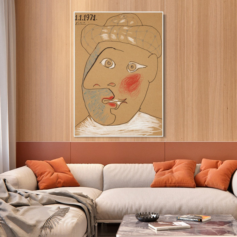 INVIN ART Framed Canvas Giclee Print Art Series#440 by Pablo Picasso Wall Art
