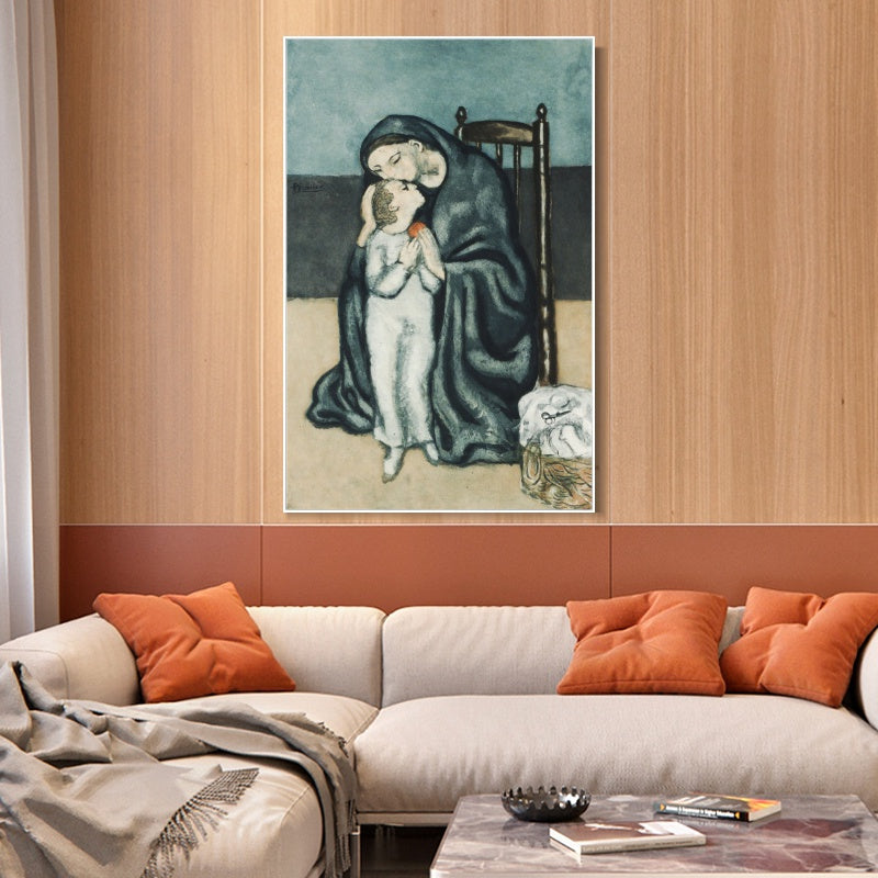 INVIN ART Framed Canvas Giclee Print Art Series#451 by Pablo Picasso Wall Art