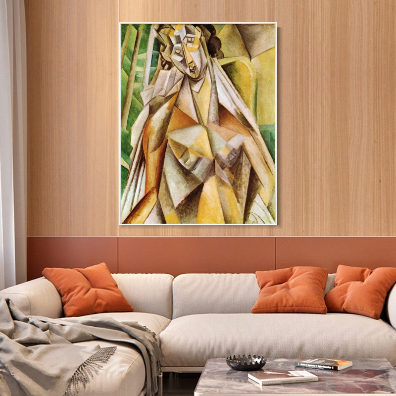 INVIN ART Framed Canvas Giclee Print Art Series#459 by Pablo Picasso Wall Art