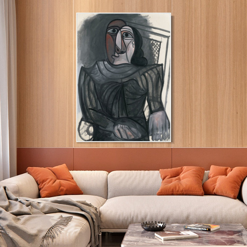 INVIN ART Framed Canvas Giclee Print Art Series#471 by Pablo Picasso Wall Art