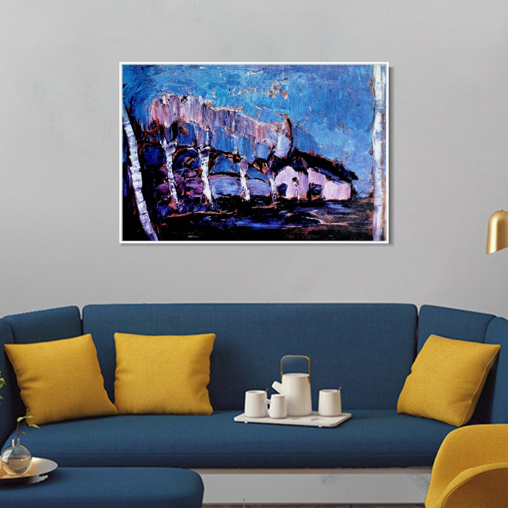INVIN ART Framed Canvas Series#028 by Piet Cornelies Mondrian Wall Art Living Room Home Office Decorations