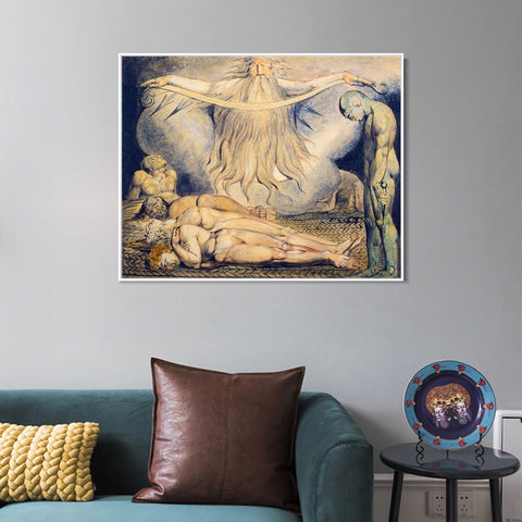 INVIN ART Framed Canvas Giclee Print Art Finals Week As Told by William Blake Wall Art Living Room Home Office Decorations