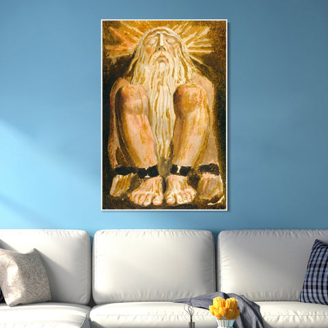 INVIN ART Framed Canvas Giclee Print Art Finals Week As Told by William Blake Wall Art Living Room Home Office Decorations