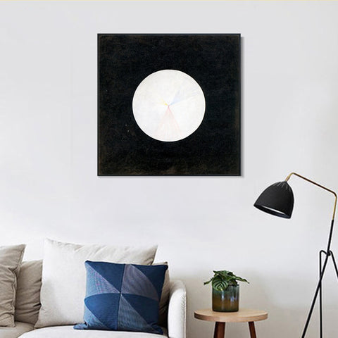 INVIN ART Framed Canvas Giclee Print Series#03 by Hilma Af Klint Wall Art Living Room Home Office Decorations