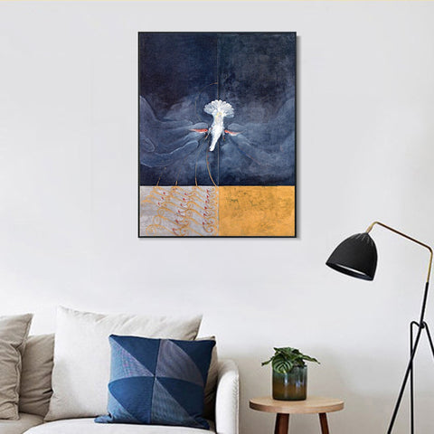 INVIN ART Framed Canvas Giclee Print Overview and Analysis by Hilma Af Klint Wall Art Living Room Home Office Decorations