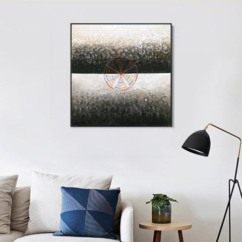 INVIN ART Framed Canvas Giclee Print Series#014 by Hilma Af Klint Wall Art Living Room Home Office Decorations