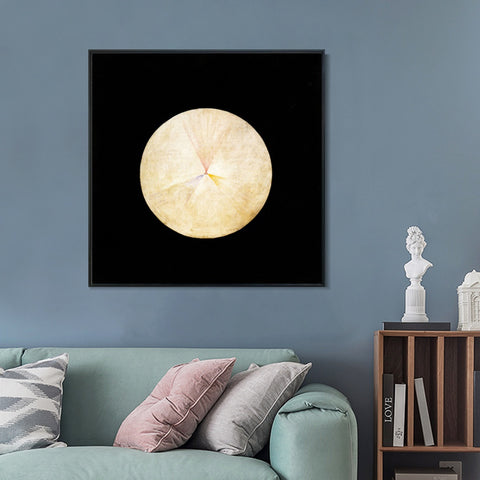 INVIN ART Framed Canvas Giclee Print Series#026 by Hilma Af Klint Wall Art Living Room Home Office Decorations