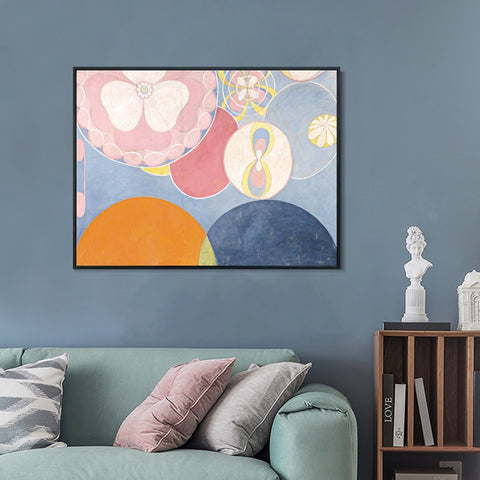 INVIN ART Framed Canvas Series#38 by Hilma Af Klint Wall Art Living Room Home Office Decorations
