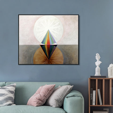 INVIN ART Framed Canvas Group Ix Swan No 12 1915 by Hilma Af Klint Wall Art Living Room Home Office Decorations