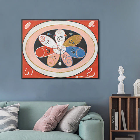 INVIN ART Framed Canvas untitled 1908 by Hilma Af Klint Wall Art Living Room Home Office Decorations