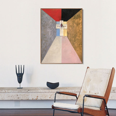 INVIN ART Framed Canvas Giclee Print Series#04 by Hilma Af Klint Wall Art Living Room Home Office Decorations