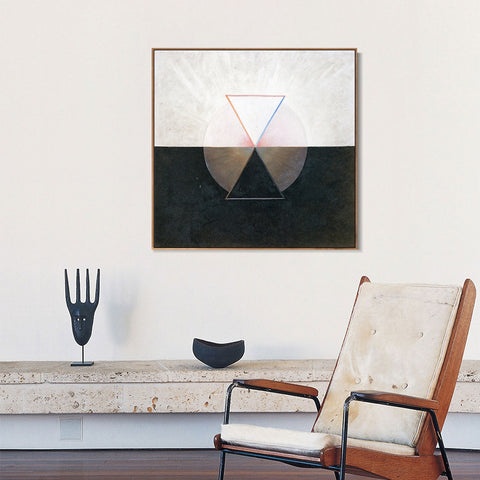 INVIN ART Framed Canvas Giclee Print Series#06 by Hilma Af Klint Wall Art Living Room Home Office Decorations