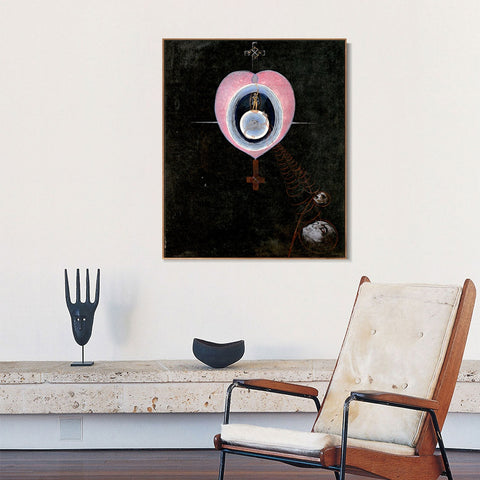 INVIN ART Framed Canvas Giclee Print The Gorgeous Daily by Hilma Af Klint Wall Art Living Room Home Office Decorations