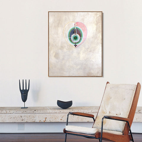 INVIN ART Framed Canvas Giclee Print Series#011 by Hilma Af Klint Wall Art Living Room Home Office Decorations