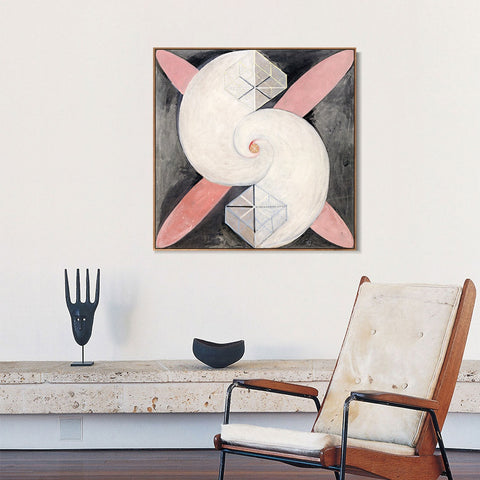 INVIN ART Framed Canvas Giclee Print Series#018 by Hilma Af Klint Wall Art Living Room Home Office Decorations