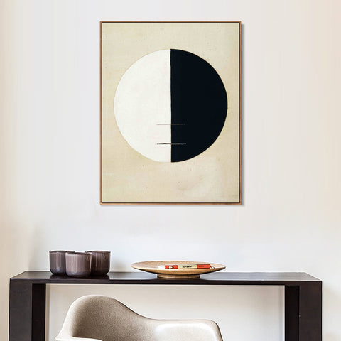 INVIN ART Framed Canvas Buddha's Standpoint Earthly Life by Hilma Af Klint Wall Art Living Room Home Office Decorations