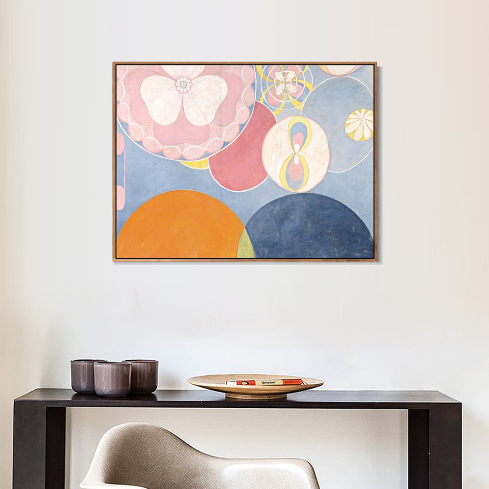 INVIN ART Framed Canvas Series#38 by Hilma Af Klint Wall Art Living Room Home Office Decorations
