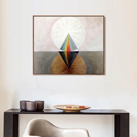 INVIN ART Framed Canvas Group Ix Swan No 12 1915 by Hilma Af Klint Wall Art Living Room Home Office Decorations