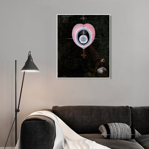 INVIN ART Framed Canvas Giclee Print The Gorgeous Daily by Hilma Af Klint Wall Art Living Room Home Office Decorations