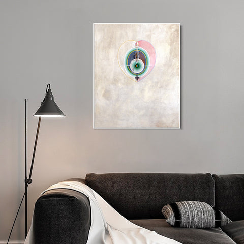 INVIN ART Framed Canvas Giclee Print Series#011 by Hilma Af Klint Wall Art Living Room Home Office Decorations