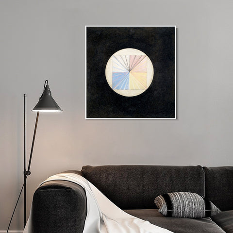 INVIN ART Framed Canvas Giclee Print Series#016 by Hilma Af Klint Wall Art Living Room Home Office Decorations