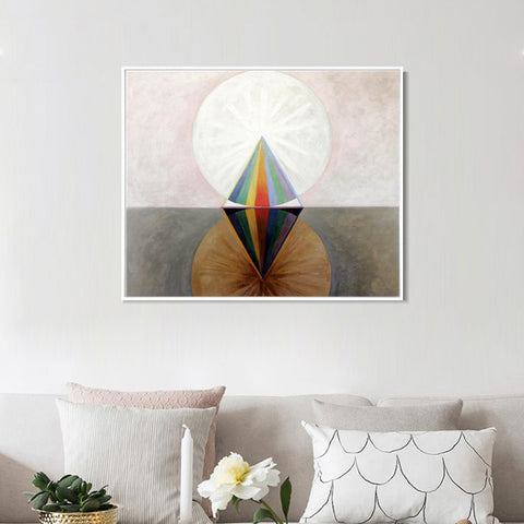 INVIN ART Framed Canvas Group Ix Swan No 12 1915 by Hilma Af Klint Wall Art Living Room Home Office Decorations