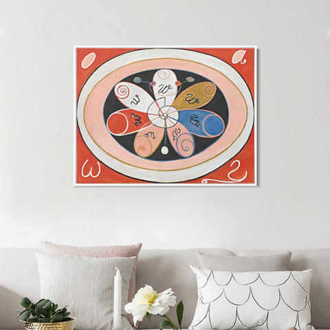 INVIN ART Framed Canvas untitled 1908 by Hilma Af Klint Wall Art Living Room Home Office Decorations