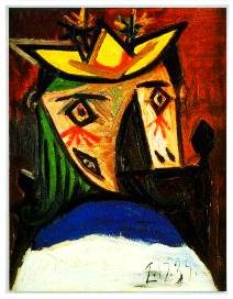 Combo Painting 2 Pieces by Pablo Picasso INVIN ART Framed Canvas Giclee Print Art Wall Art Series #58