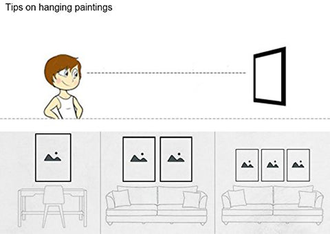 INVIN ART Framed Canvas Giclee Print Art Series#65 by Pablo Picasso Wall Art Living Room Home Office Decorations