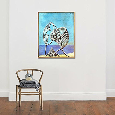 Framed Canvas-Abstract Painting Portrait of Young Girl by Pablo Picasso