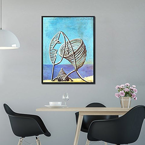 Framed Canvas-Abstract Painting Portrait of Young Girl by Pablo Picasso