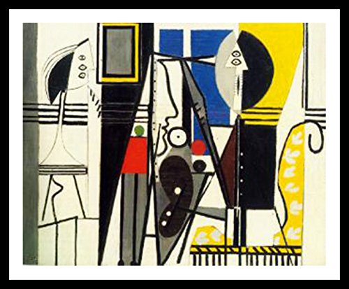 Frand Stretch Canvas Painter And Model,1928 by Pablo Picasso Wall Art