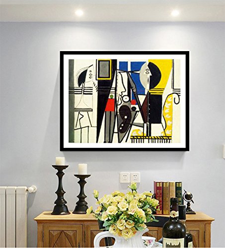 Frand Stretch Canvas Painter And Model,1928 by Pablo Picasso Wall Art