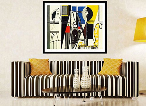 Frand Stretch Canvas Painter And Model,1928 by Pablo Picasso Wall Art