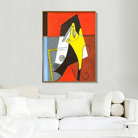 Framed Canvas-Abstract#5 by Pablo Picasso Wall Art