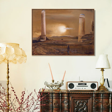 INVIN ART Framed Canvas Series#082 by Salvador Dal Wall Art Living Room Home Office Decorations