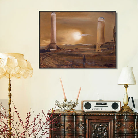 INVIN ART Framed Canvas Series#082 by Salvador Dal Wall Art Living Room Home Office Decorations