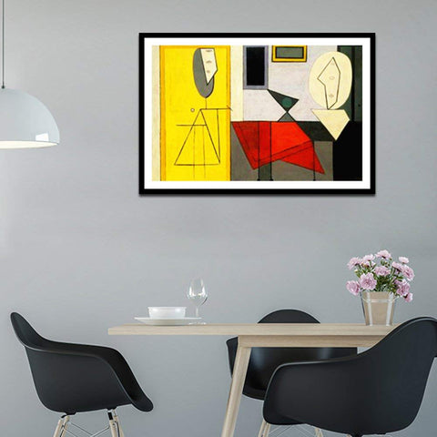 Frand Stretch Canvas The Studio by Pablo Picasso Wall Art