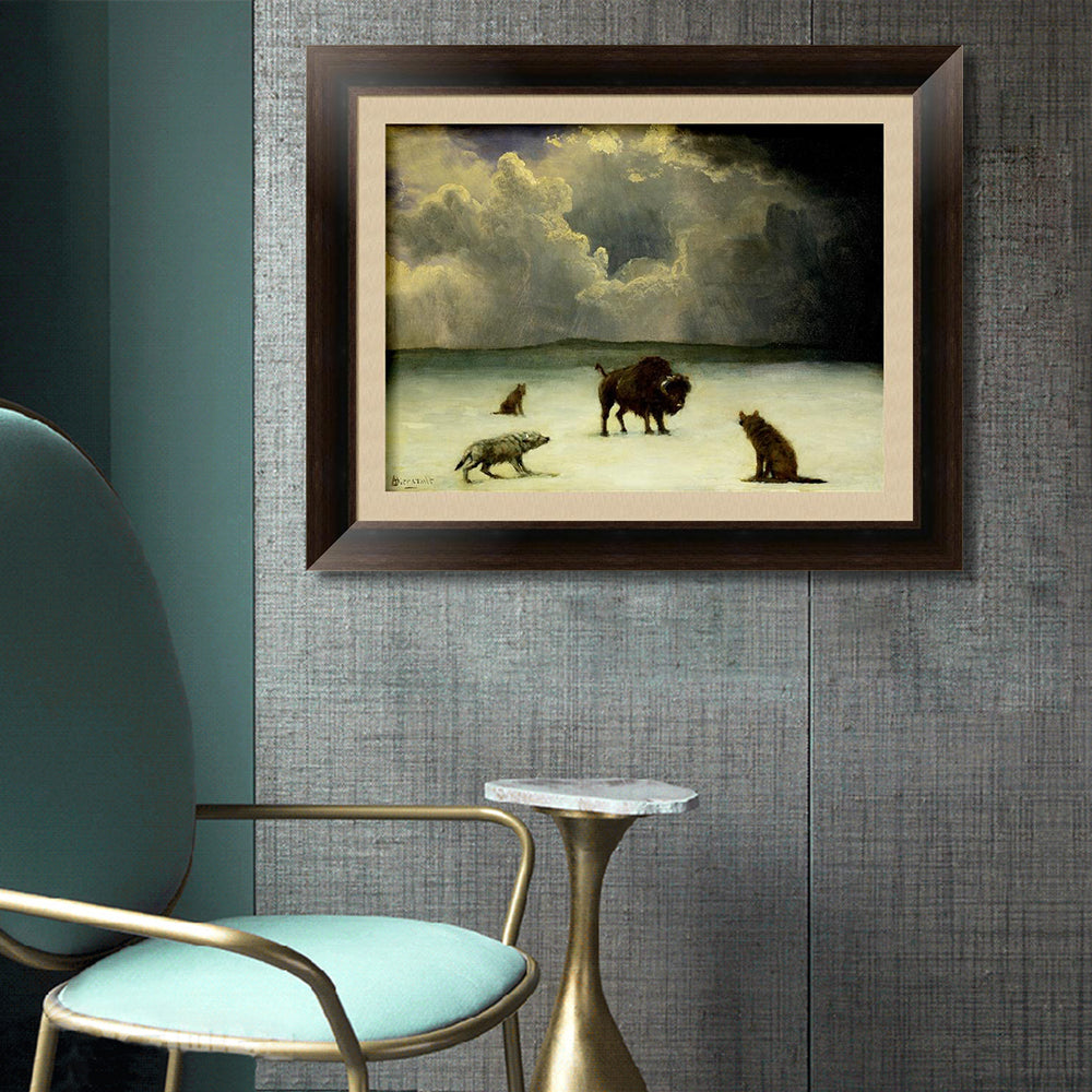INVIN ART Framed Canvas Art Giclee Print Series#99 by Albert Bierstadt Wall Art