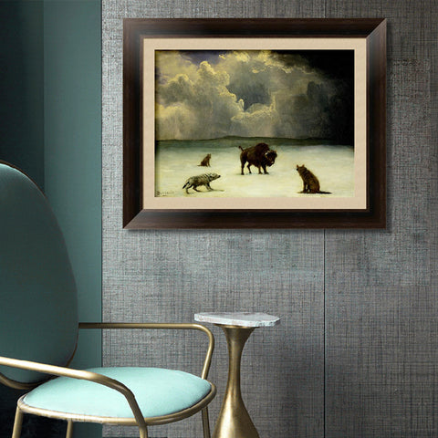 INVIN ART Framed Canvas Art Giclee Print Series#99 by Albert Bierstadt Wall Art Living Room Home Office Decorations