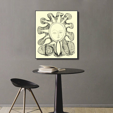 INVIN ART Framed Canvas Giclee Print Art 1946 Francoise 1 by Pablo Picasso Wall Art Living Room Home Office Decorations