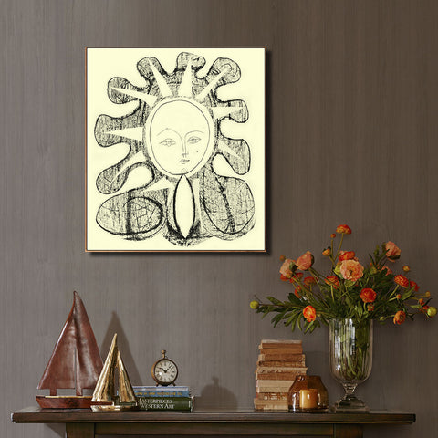 INVIN ART Framed Canvas Giclee Print Art 1946 Francoise 1 by Pablo Picasso Wall Art Living Room Home Office Decorations