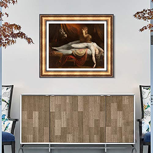 INVIN ART Framed Canvas Art Giclee Print The Nightmare by Henry Fuseli Wall Art