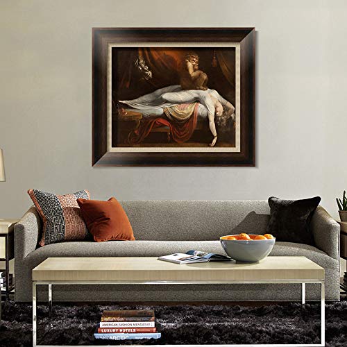 INVIN ART Framed Canvas Art Giclee Print The Nightmare by Henry Fuseli Wall Art