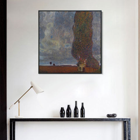 INVIN ART Framed Canvas Giclee Print Art Series#37 by Gustav Klimt Wall Art Living Room Home Office Decorations