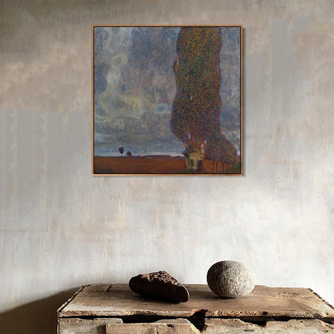 INVIN ART Framed Canvas Giclee Print Art Series#37 by Gustav Klimt Wall Art Living Room Home Office Decorations