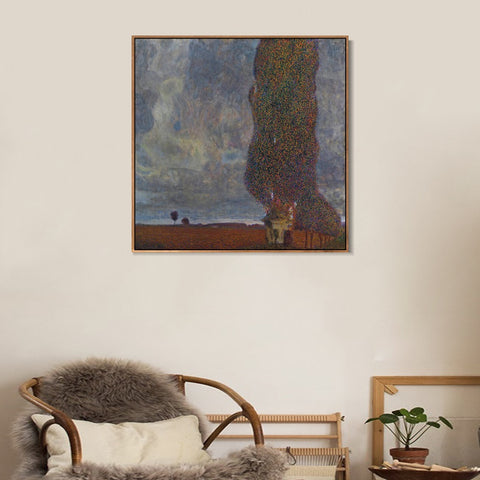 INVIN ART Framed Canvas Giclee Print Art Series#37 by Gustav Klimt Wall Art Living Room Home Office Decorations